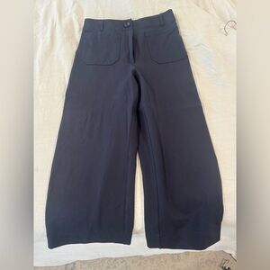 Quince Navy Cropped Ponce Pants